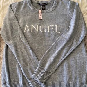 Victoria’s Secret “Angel” Grey Sweater